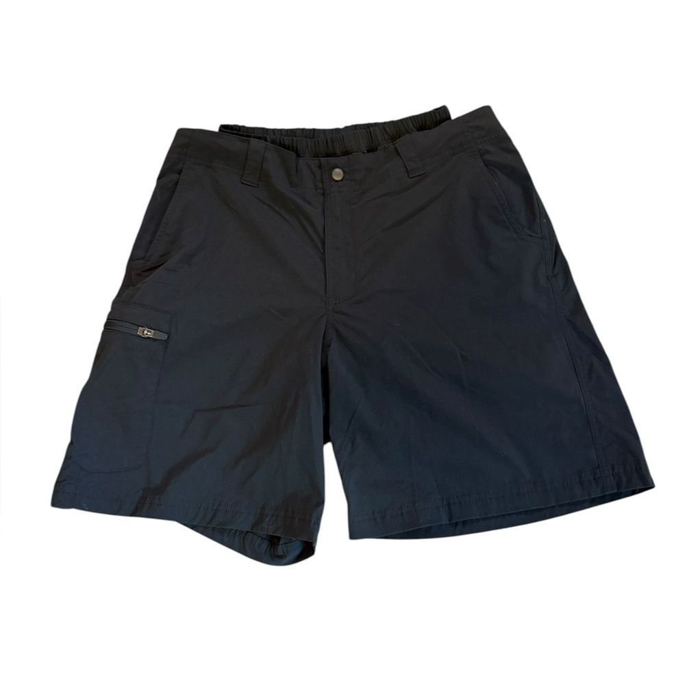 LL Bean 2 in 1 Cycling Shorts And Removable Padded Liner Women Size Medium Black